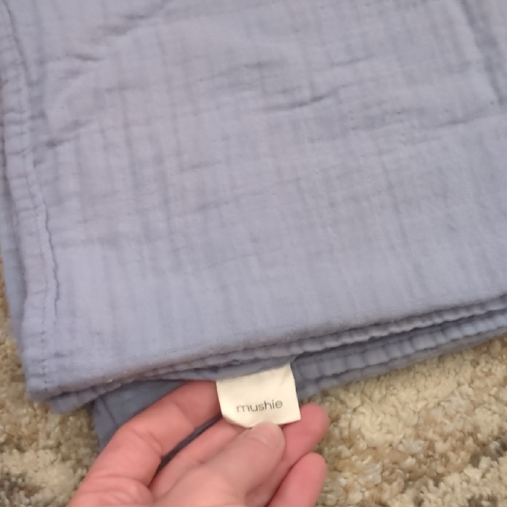 Soft Blue Baby Blanket
